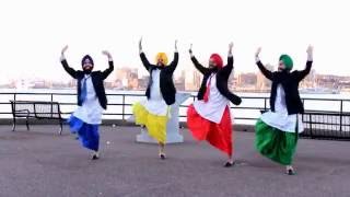 Sardaar Ji  Maritime Bhangra Group  Bhangra at DartmouthHalifax Water Front [upl. by Enyamrahs]