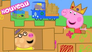 Les histoires de Peppa Pig  Le château fort en carton de Peppa  Épisodes de Peppa Pig [upl. by Atikram]