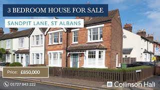 3 BEDROOM HOUSE FOR SALE IN SANDPIT LANE ST ALBANS HERTFORDSHIRE AL1 [upl. by Oiramal]