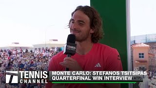 Stefanos Tsitsipas Discusses Impact of Spirituality  Monte Carlo Quarterfinal [upl. by Evangelist]