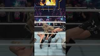 Trish Stratus KICKS Brock Lesnar wwe2k24 wwe2k24gameplay [upl. by Eugor]