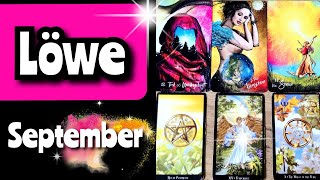 LÖWE September 2023 ☀️❤️ Die große Liebe ❤️ TAROT LIEBE [upl. by Bubb]