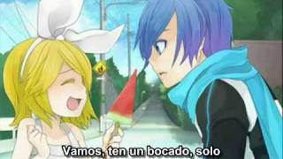 Hermanas Vocaloid Unidas Rin Miku Luka  Onii Yuukai spanish subs mp3 and lyrics VOCALOID [upl. by Hsirap]