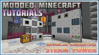 Making Steam for Advanced Generators  Minecraft 112  119  Modded Minecraft Tutorial [upl. by Nonnahc]