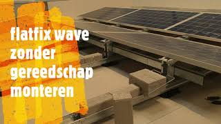 18 zonnepanelen plaatsen op sneldekkers met Clickfit EVO incl ESDEC meet and greet [upl. by Onfre]