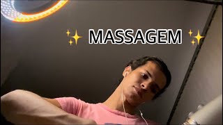 ASMR MASSAGEM NO SEU COURO CABELUDO E NA BARRIGA 🤤 RELAXE 😴 [upl. by Kcinom]