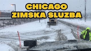 Chicago Zimska Sluzba ciscenje snega zivot u Americi [upl. by Einitsed]