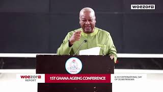 LIVE NOW John Mahama addresses 1st Ghana Ageing Conference amp 2023 International Day of Older per… [upl. by Gunas]