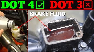 Dont Use DOT 3 Brake Fluid On Your Bike amp Car  DOT 3 Vs DOT 4 Brake Fluids [upl. by Dickerson]