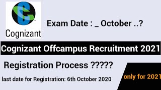 Cognizant Offcampus Registration Process 2021  CTS Registration Process  Cognizant jobs  Grstalks [upl. by Starr]