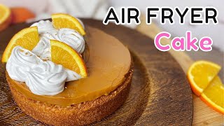 AIR FRYER CAKE  NO MIXER  EGGLESS  MOIST AND FLUFFY [upl. by Kannry123]