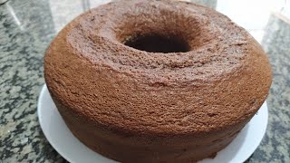 BOLO DE CHOCOLATE FOFINHO FEITO NO LIQUIDIFICADOR [upl. by Ennoval]