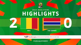 Mali 🆚 The Gambia  Highlights  TotalEnergiesAFCONQ2023  MD3 Group G [upl. by Previdi421]