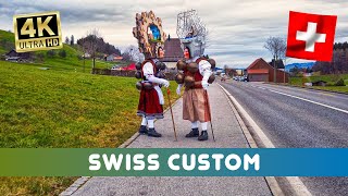 wonderful Swiss custom🇨🇭Old New Year 🪅 Silvesterchläuse wish you a happy new year 🫶 Part 1 [upl. by Prochoras]