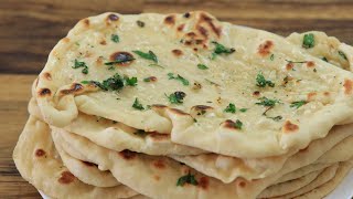 Garlic Naan Bread Recipe How to Make Naan Bread [upl. by Latimore]