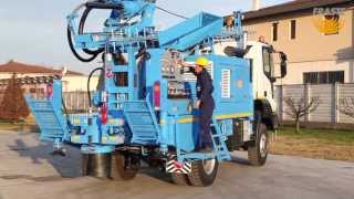 Drill Rig Fraste MULTIDRILL XL for Water Well on truck [upl. by Oirretno]