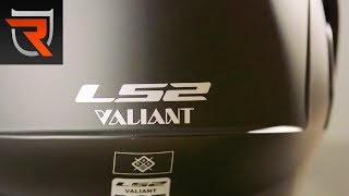 LS2 Valiant Motorcycle Helmet Product Spotlight Review  Riders Domain [upl. by Dremann]