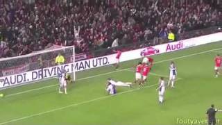 Dimitar Berbatov 5 goals vs Blackburn The Best [upl. by Anivas]