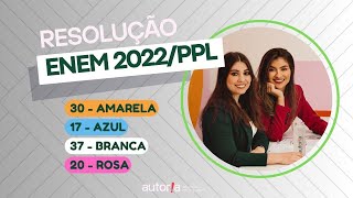 Enem 2022 Reaplicação Enem 2022 PPL  Autoria Linguagem  Questão 30  Linguagens prova amarela [upl. by Ihskaneem646]