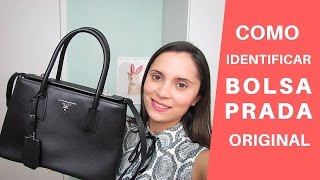 Como Identificar uma Bolsa Prada Original  Moda Acessível [upl. by Gaylord]