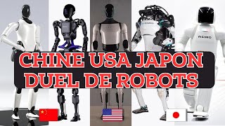 Bataille des Titans  Robots humanoïdes de Chine USA et Japon en compétition sur la même scène [upl. by Cook]