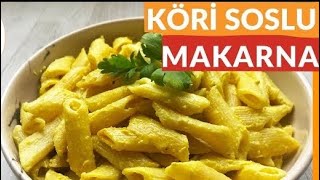 Köri Soslu Makarna Tarifi  Kremalı Köri Soslu Makarna Nasıl Yapılır  Körili Makarna [upl. by Stover]