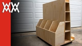 Build a lumber storage cart for your workshop [upl. by Bride219]