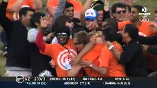 Another Amazing One Handed Crowd Catch  100k at hamilton ODI New Zealand vs India [upl. by Manolo910]