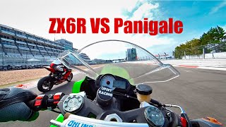 Kawasaki ZX6R  Nürburgring GP  Onboard  Insta360 One RS [upl. by Eenalem]