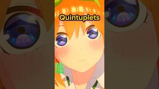 NEW QUINTUPLETS ANIME shorts [upl. by Animrac]