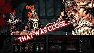 Darkest Dungeon defeating the swine king commentary gameplay and i forgot the torches [upl. by Eener197]