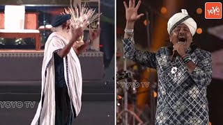 Rajasthani Folk Singer Mame Khan Energetic Performance at Isha MahaShivRatri Sadhguru Dance YOYOTV [upl. by Abana]