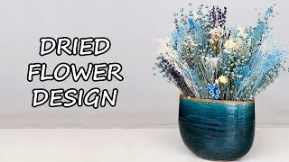 How To Make A Mixed Dried Flower Arrangement [upl. by Imrots731]