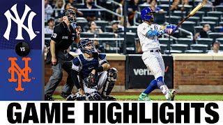 Yankees vs Mets Game Highlights 91221  MLB Highlights [upl. by Pitts]