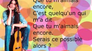 Quelqu´un m´a dit  Carla Bruni with lyrics [upl. by Assyral]