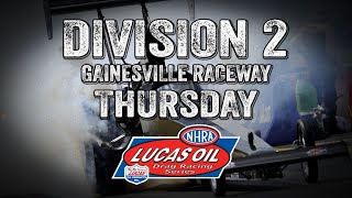 Division 2 NHRA Lucas Oil Drag Racing Series Baby Gators  Thursday [upl. by Brodeur]