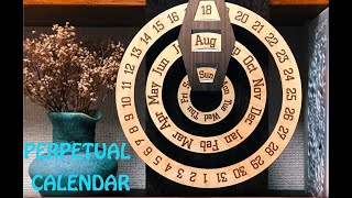 How To DIY Perpetual Calendar Paper Craft [upl. by Nealson]