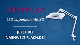 Semplix LED LupenTischleuchte 3D 189mm Linse [upl. by Gemini]