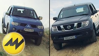 Vergleich Mitsubishi L200 vs Nissan Navara Das PickupDuell [upl. by Aij]