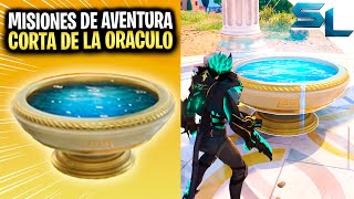 Como COMPLETAR TODAS las MISIONES DE AVENTURA CORTA DE LA ORÁCULO FORTNITE [upl. by Yttocs]