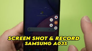 How to Screen Shot amp Screen Record on a Samsung Galaxy A03S [upl. by Ahsikan]