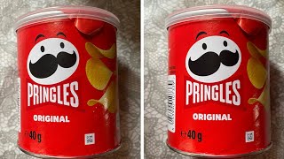 PRINGLES ORIGINAL POTATO CHIPS REVIEW [upl. by Anabahs]