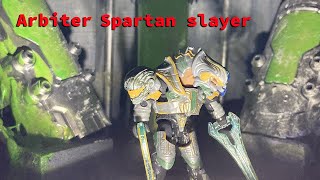 Halo mega construx custom Elite Arbiter  Spartan Slayer [upl. by Scheider]