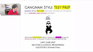 Boston LSAT How to Solve LSAT LR Parallel Flaw Questions PT June 2007 S2 Q2 하버드 로스쿨 출신의 LSAT 강의 [upl. by Oicapot]