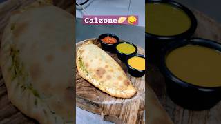 Calzone recipe🤤easy calzone recipe🥟PanzerottiFoodieonlyshortscalzoneyoutubeshorts [upl. by Yenhoj]