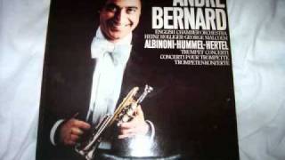 André Bernard quotTrumpet Concerto E flat Majorquot 1 Mov Hummel [upl. by Eihs]