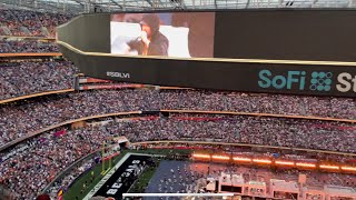 Super Bowl 56 Pepsi Halftime Show Firstperson POV inside SoFi Stadium [upl. by Hussey]