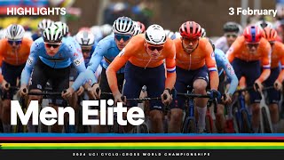 Men Elite Highlights  2024 UCI Cyclocross World Championships [upl. by Llerrat]