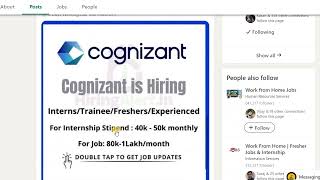 Cognizant Hiring 2024  cognizantjob Vikasteach [upl. by Schaper36]