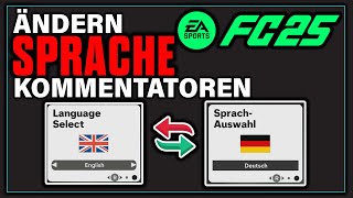 So ändern Sie die Sprache in EA FC 25 ✅ auch KOMMENTAR [upl. by Sylado]